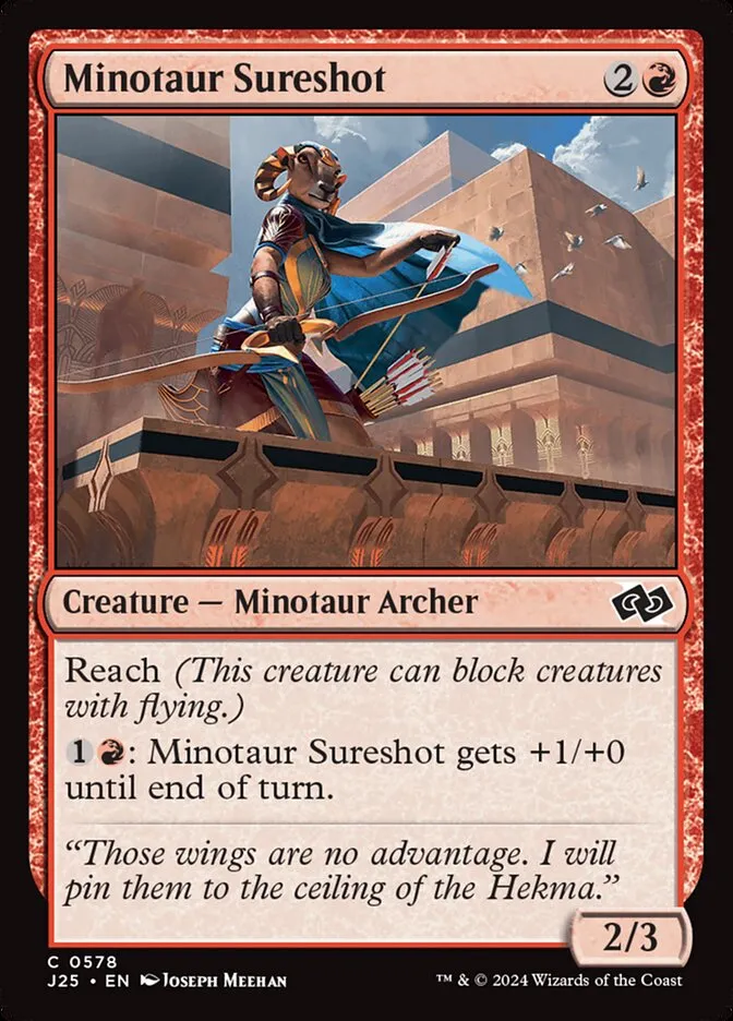 2024 Foundations Jumpstart Minotaur Sureshot common #578 common card image
