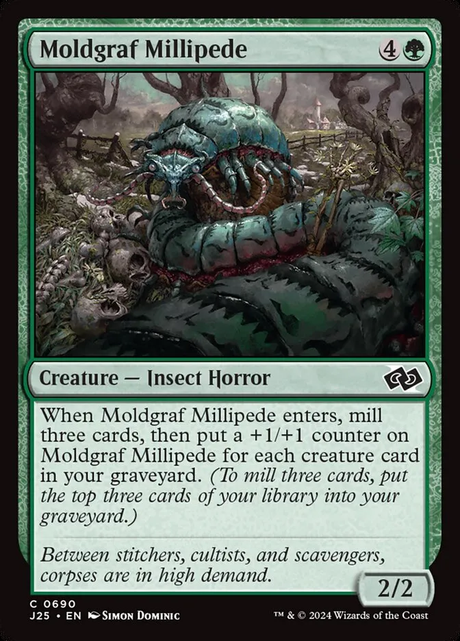 2024 Foundations Jumpstart Moldgraf Millipede common #690 common card image