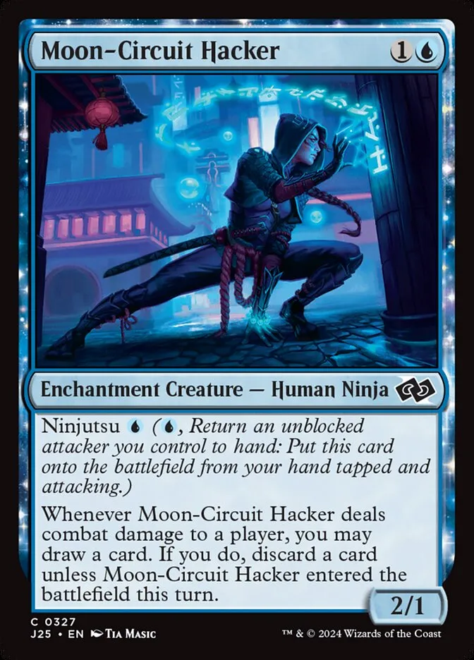 2024 Foundations Jumpstart Moon-Circuit Hacker common #327 common card image