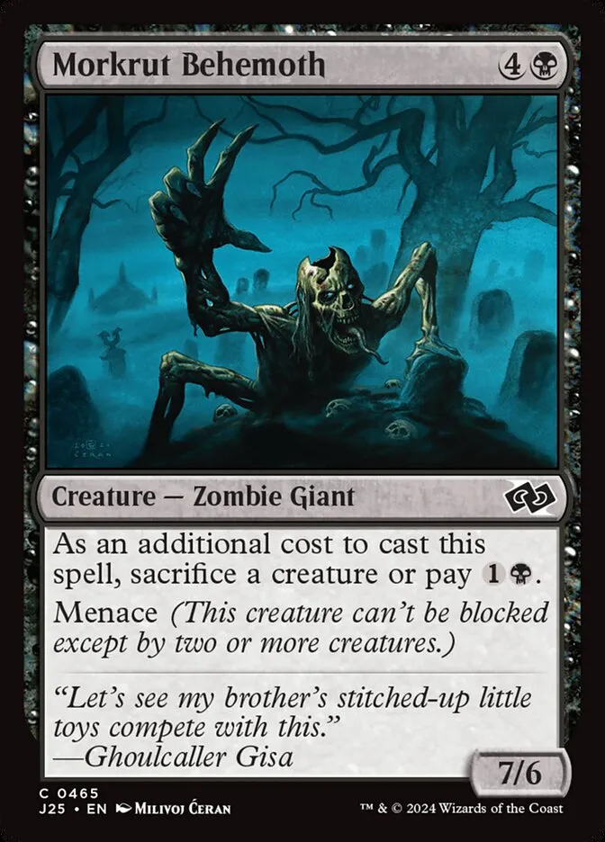 2024 Foundations Jumpstart Morkrut Behemoth common #465 common card image
