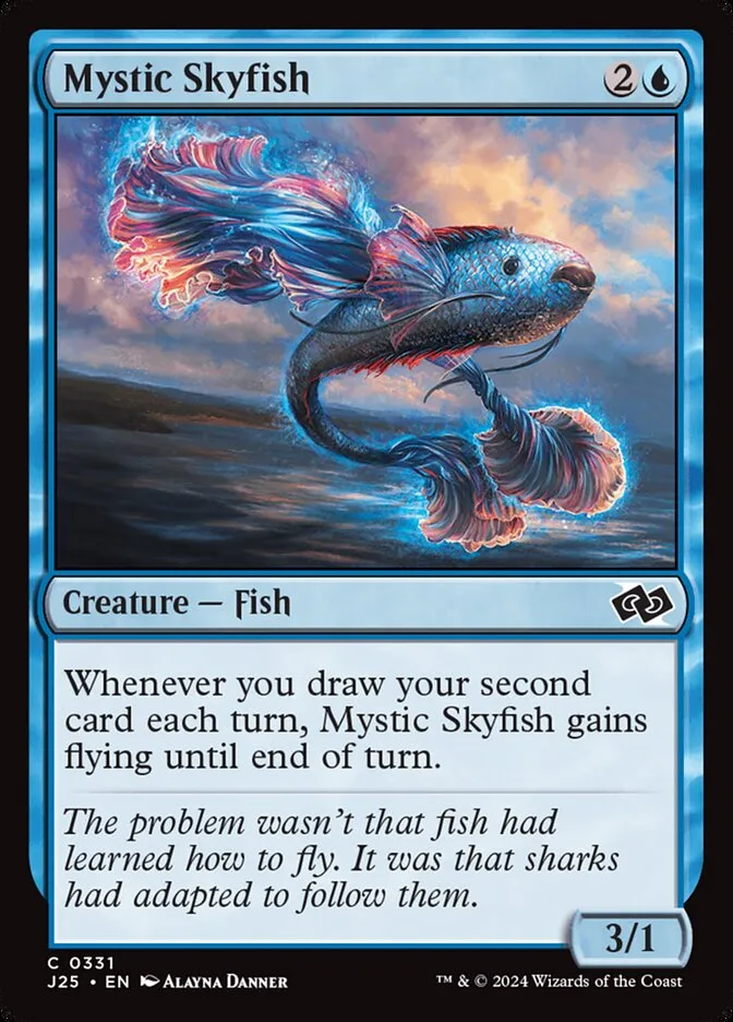 2024 Foundations Jumpstart Mystic Skyfish common #331 common card image
