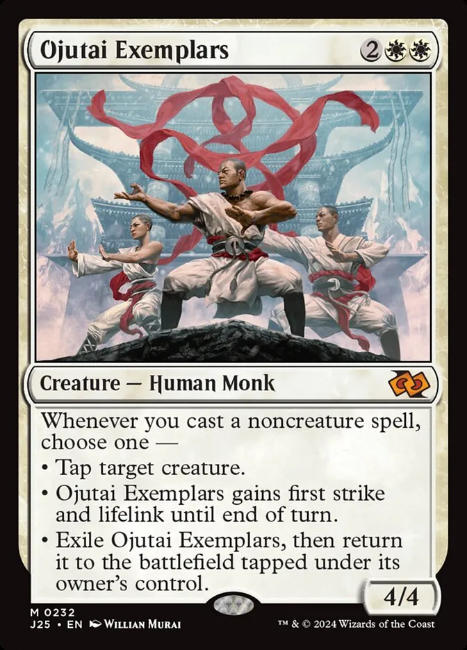 2024 Foundations Jumpstart Ojutai Exemplars #232 mythic card image