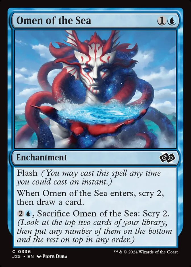 2024 Foundations Jumpstart Omen of the Sea #336 common card image