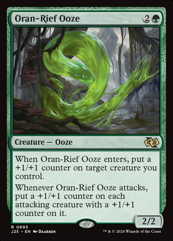 2024 Foundations Jumpstart Oran-Rief Ooze #693 rare card image