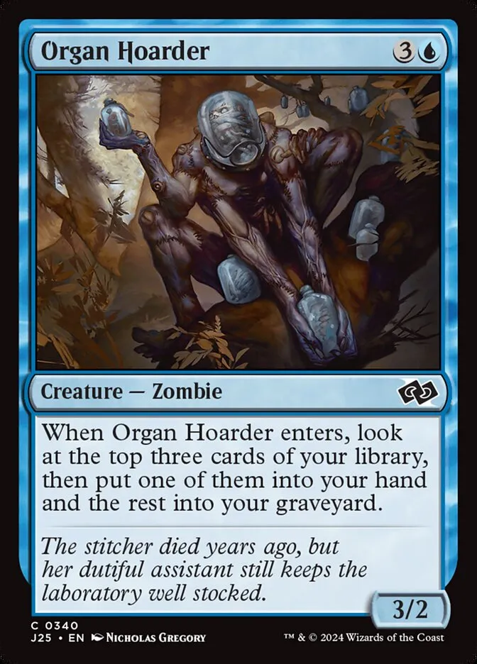 2024 Foundations Jumpstart Organ Hoarder #340 common card image