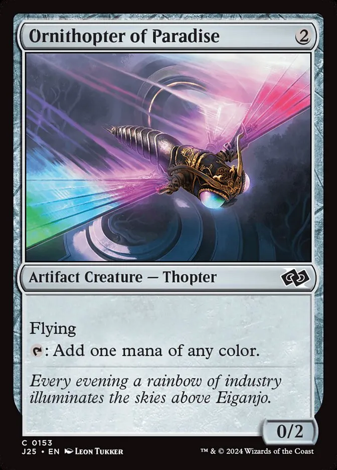 2024 Foundations Jumpstart Ornithopter of Paradise #153 common card image