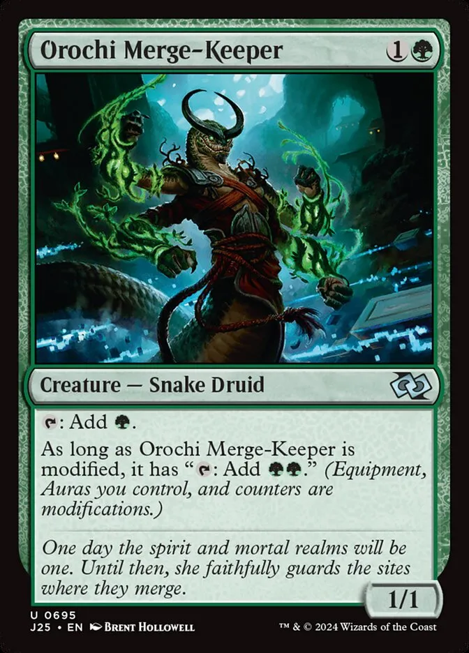 2024 Foundations Jumpstart Orochi Merge-Keeper #695 uncommon card image
