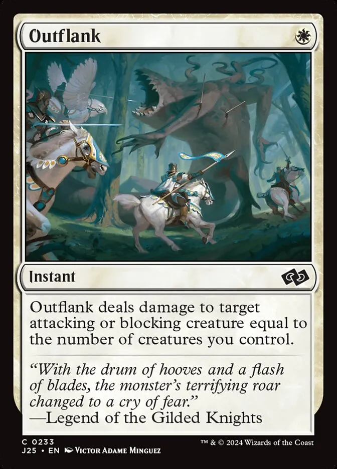 2024 Foundations Jumpstart Outflank common #233 common card image