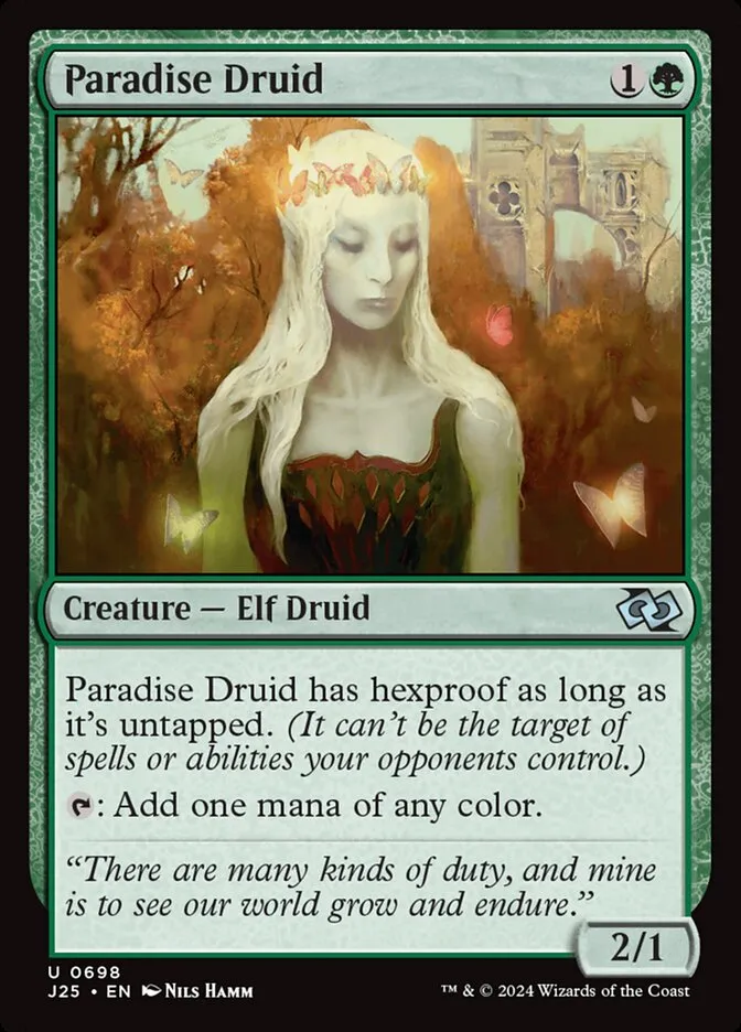 2024 Foundations Jumpstart Paradise Druid uncommon #698 uncommon card image