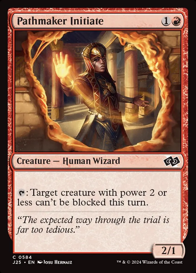2024 Foundations Jumpstart Pathmaker Initiate common #584 common card image
