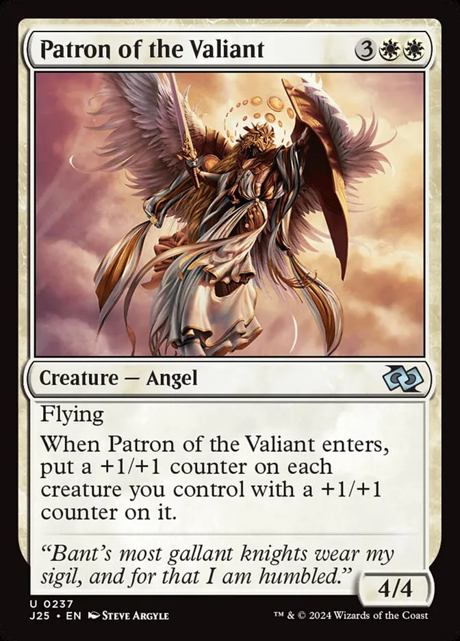 2024 Foundations Jumpstart Patron of the Valiant #237 uncommon card image