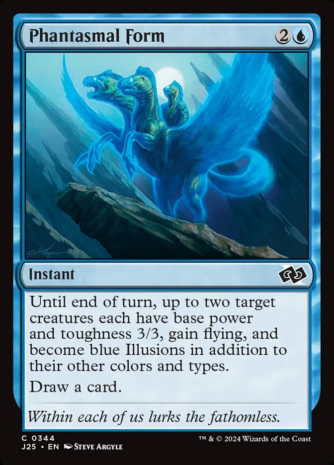 2024 Foundations Jumpstart Phantasmal Form common #344 common card image
