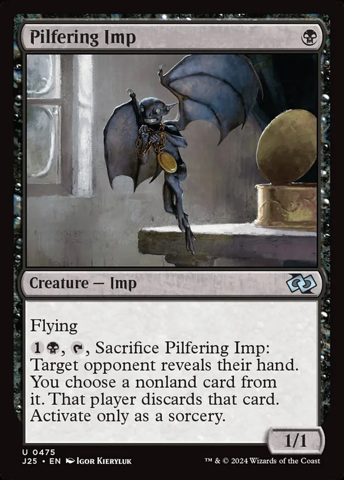 2024 Foundations Jumpstart Pilfering Imp uncommon #475 uncommon card image