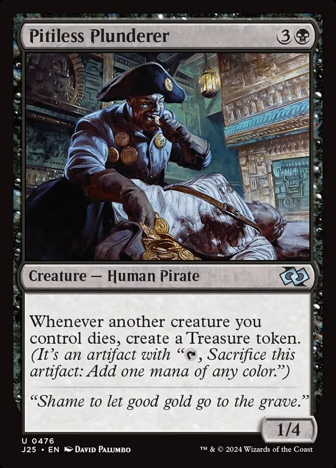 2024 Foundations Jumpstart Pitiless Plunderer uncommon #476 uncommon card image
