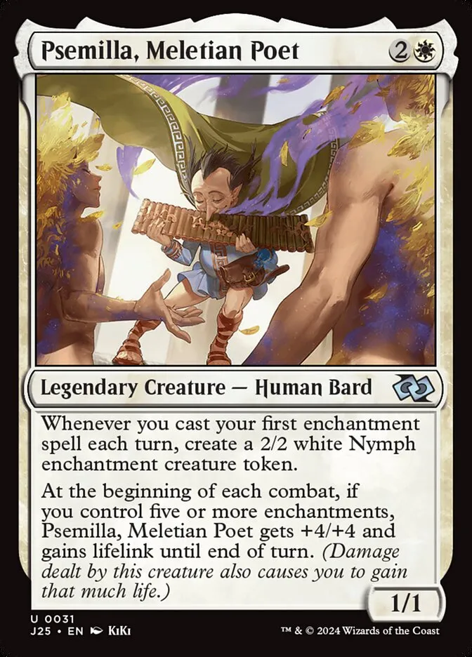 2024 Foundations Jumpstart Psemilla, Meletian Poet [Anime] uncommon #31 uncommon card image