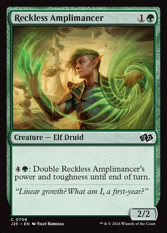 2024 Foundations Jumpstart Reckless Amplimancer common #706 common card image