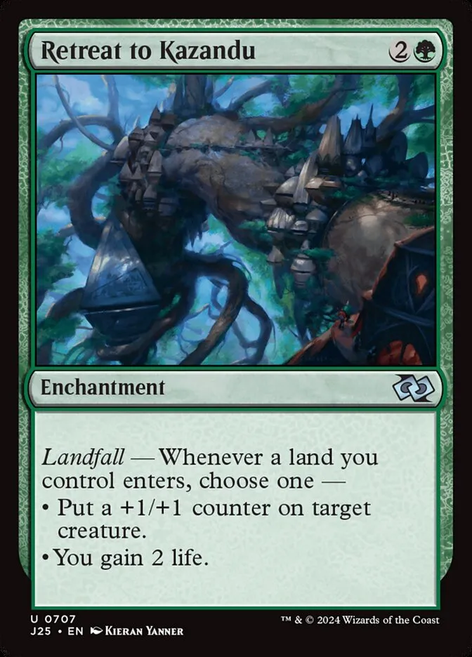 2024 Foundations Jumpstart Retreat to Kazandu #707 uncommon card image