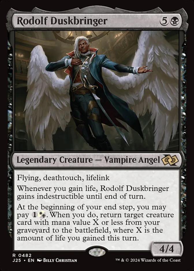 2024 Foundations Jumpstart Rodolf Duskbringer #482 rare card image
