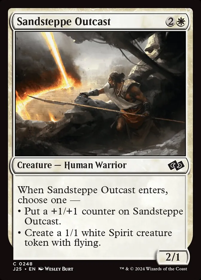 2024 Foundations Jumpstart Sandsteppe Outcast common #248 common card image