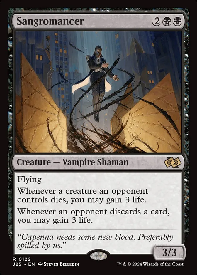 2024 Foundations Jumpstart Sangromancer rare #122 rare card image