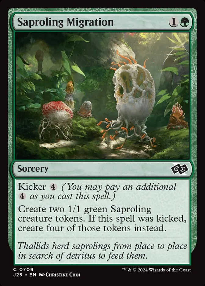 2024 Foundations Jumpstart Saproling Migration common #709 common card image