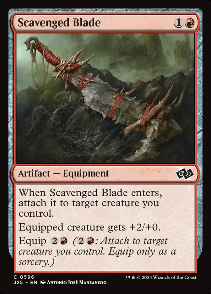 2024 Foundations Jumpstart Scavenged Blade common #596 common card image