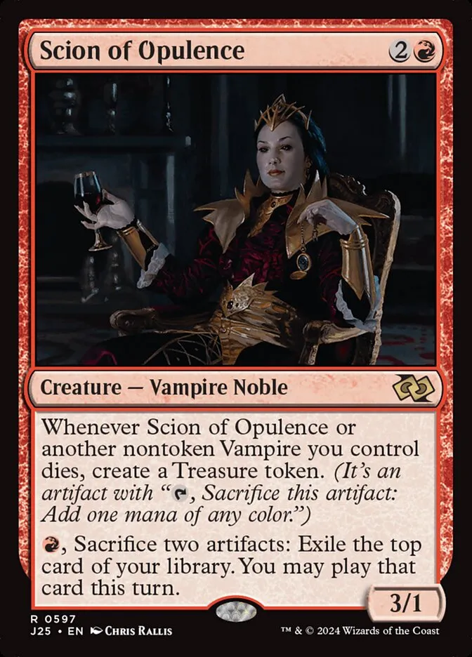 2024 Foundations Jumpstart Scion of Opulence #597 rare card image