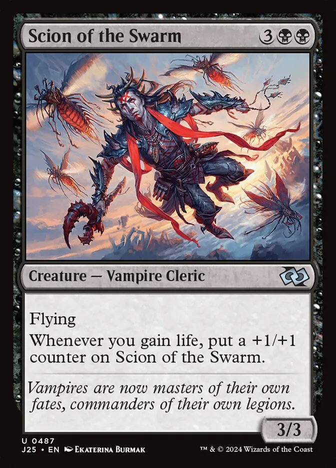 2024 Foundations Jumpstart Scion of the Swarm #487 uncommon card image
