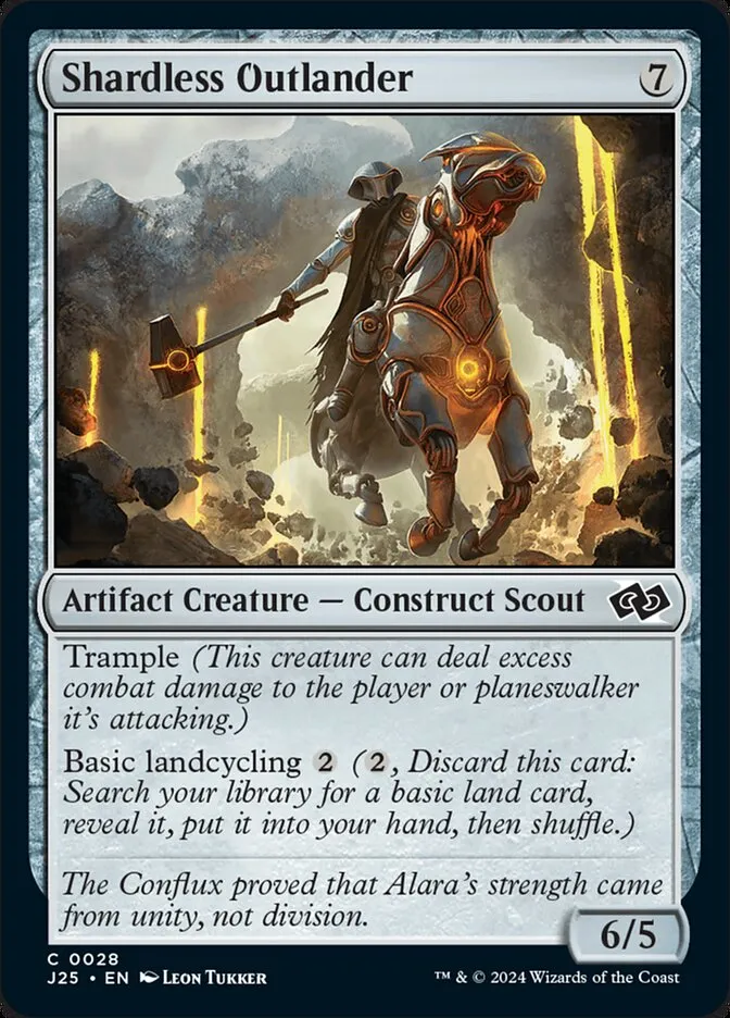 2024 Foundations Jumpstart Shardless Outlander common #28 common card image