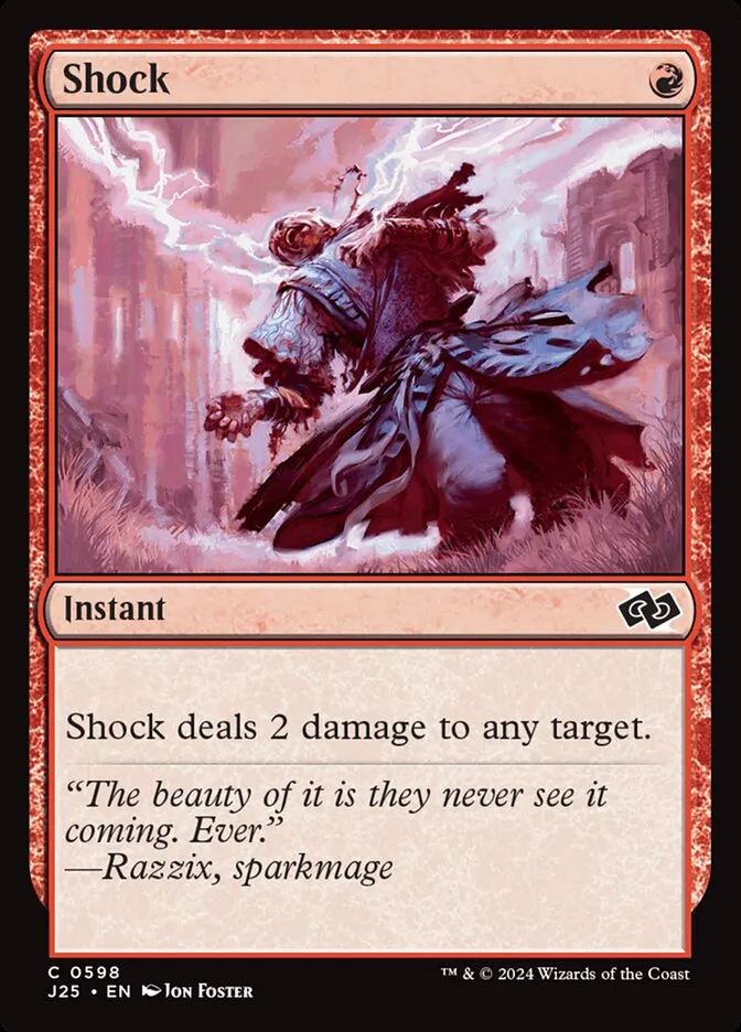 2024 Foundations Jumpstart Shock common #598 common card image