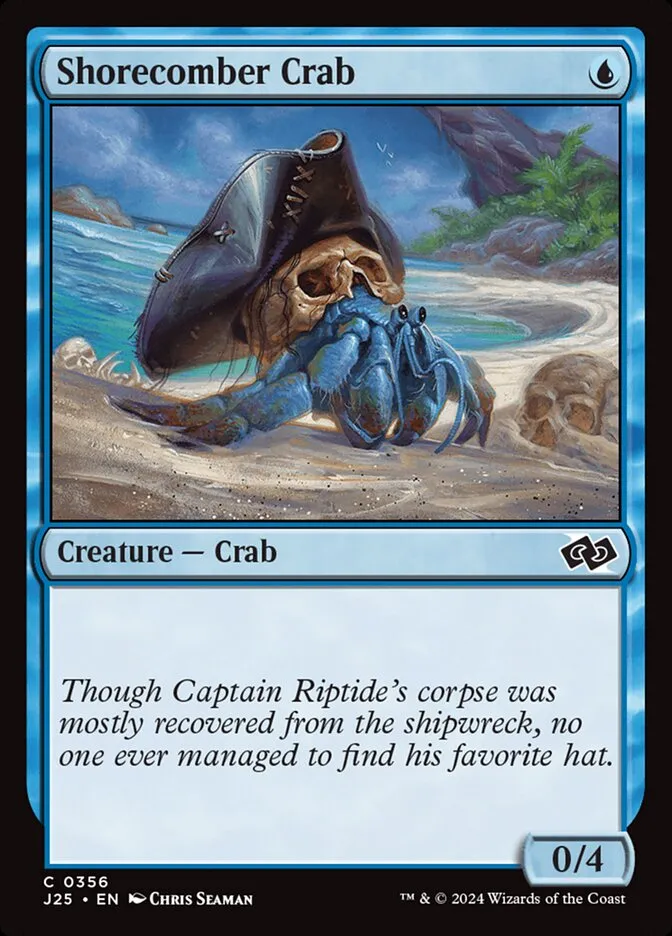 2024 Foundations Jumpstart Shorecomber Crab #356 common card image