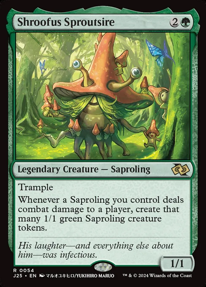2024 Foundations Jumpstart Shroofus Sproutsire [Anime] rare #54 rare card image