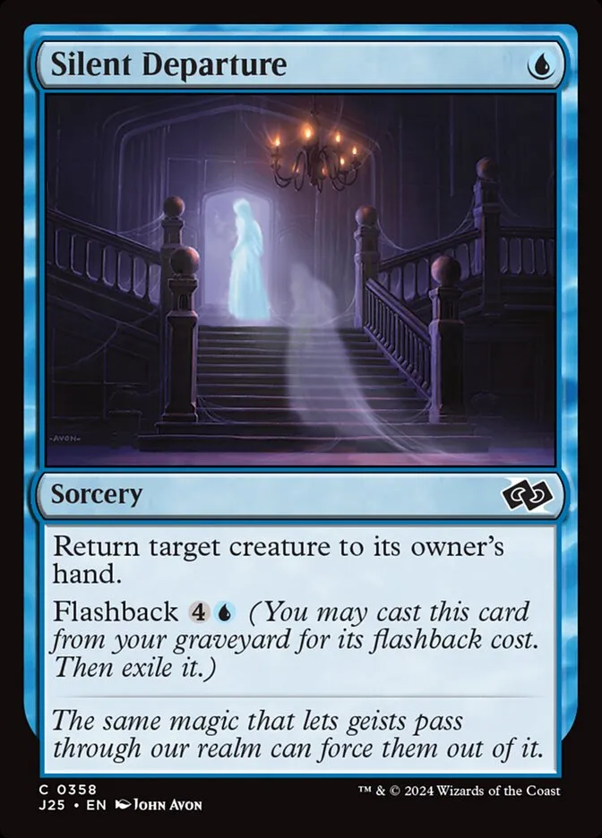 2024 Foundations Jumpstart Silent Departure #358 common card image