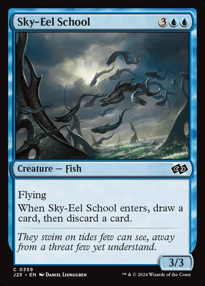 2024 Foundations Jumpstart Sky-Eel School common #359 common card image