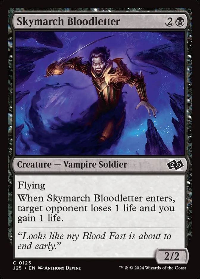2024 Foundations Jumpstart Skymarch Bloodletter #125 common card image