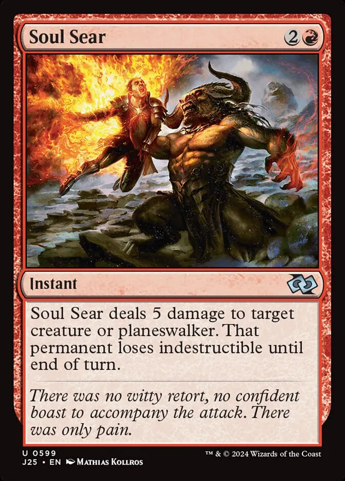 2024 Foundations Jumpstart Soul Sear uncommon #599 uncommon card image