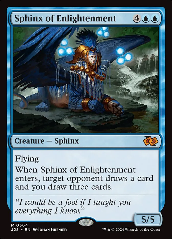 2024 Foundations Jumpstart Sphinx of Enlightenment #364 mythic card image