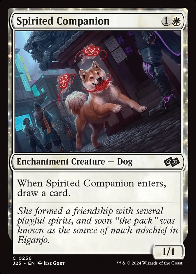 2024 Foundations Jumpstart Spirited Companion common #256 common card image