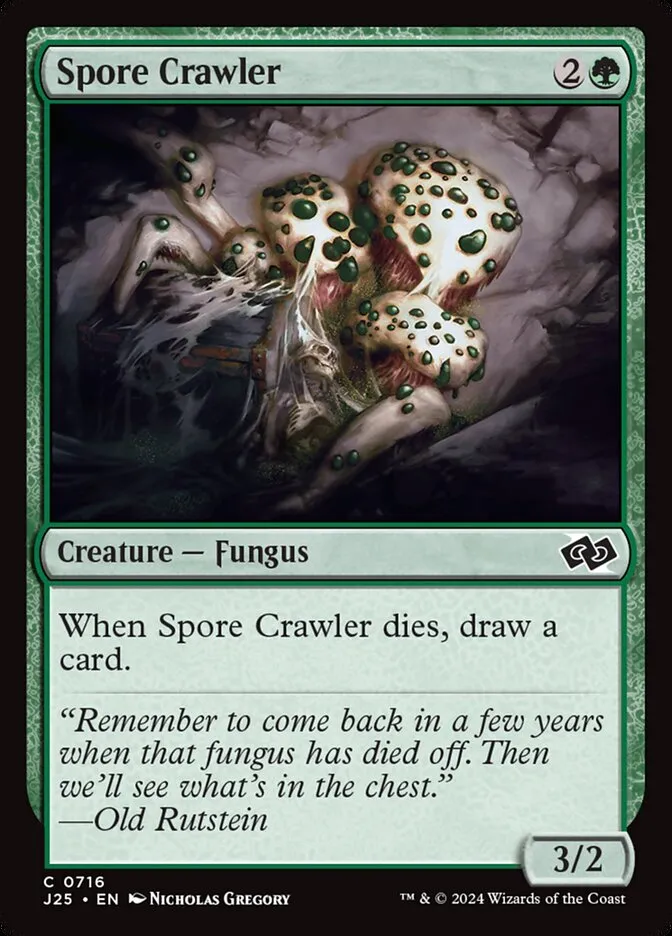 2024 Foundations Jumpstart Spore Crawler common #716 common card image