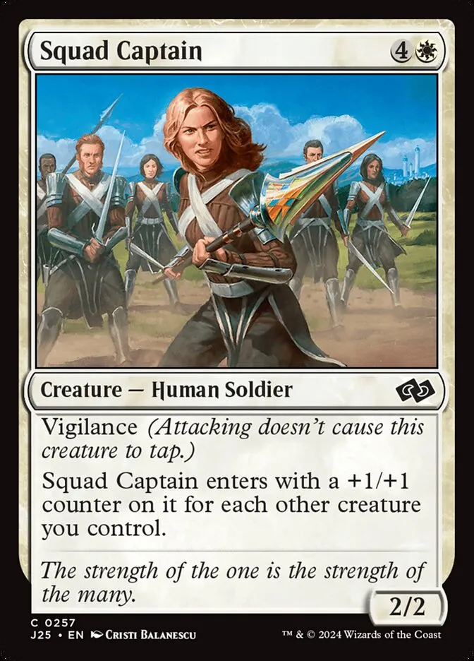 2024 Foundations Jumpstart Squad Captain common #257 common card image