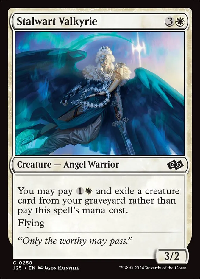 2024 Foundations Jumpstart Stalwart Valkyrie common #258 common card image