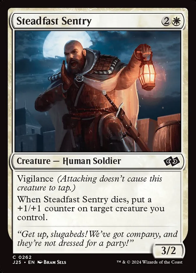 2024 Foundations Jumpstart Steadfast Sentry common #262 common card image