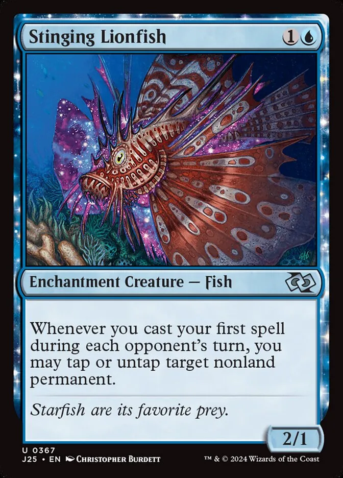 2024 Foundations Jumpstart Stinging Lionfish uncommon #367 uncommon card image