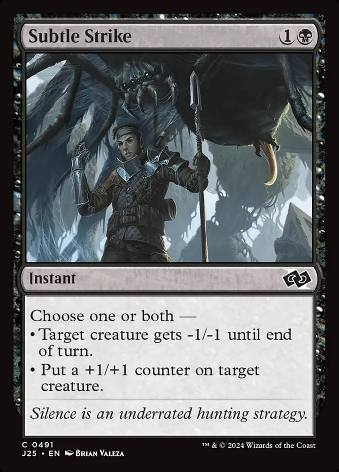 2024 Foundations Jumpstart Subtle Strike common #491 common card image