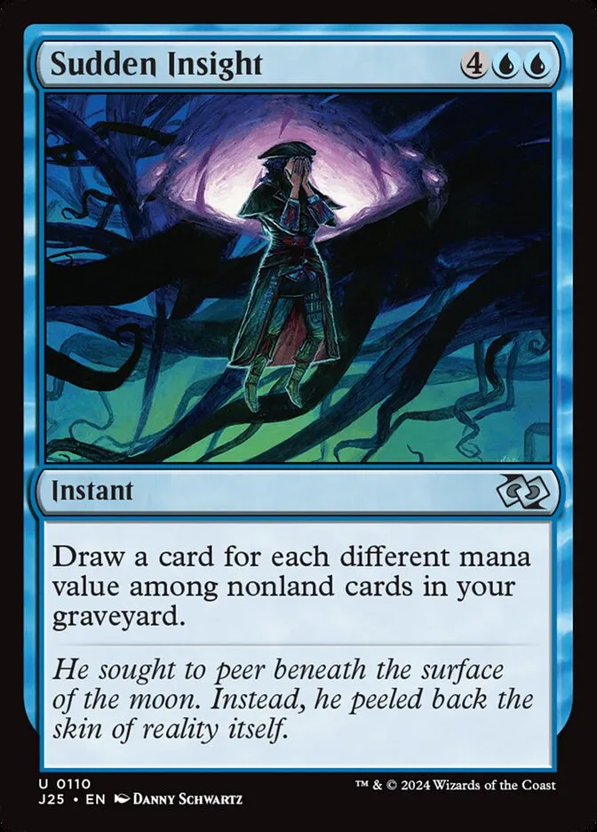 2024 Foundations Jumpstart Sudden Insight uncommon #110 uncommon card image