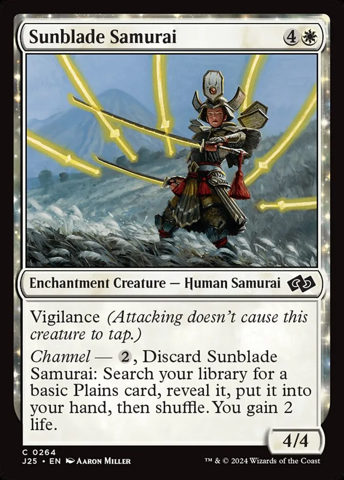 2024 Foundations Jumpstart Sunblade Samurai common #264 common card image