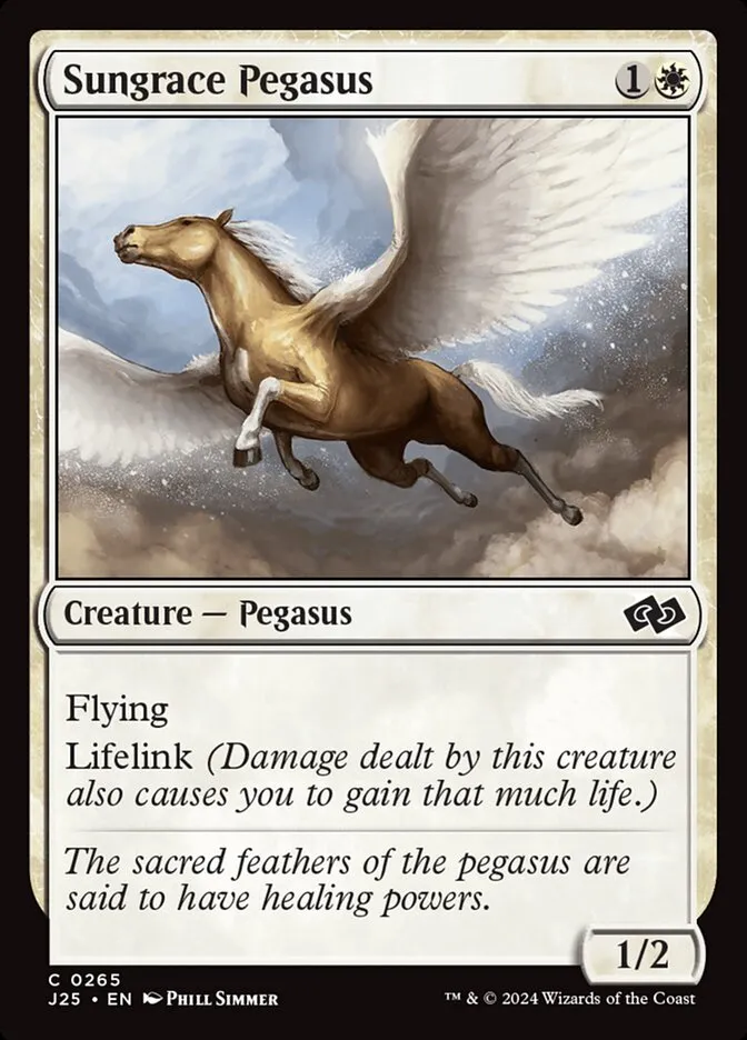 2024 Foundations Jumpstart Sungrace Pegasus common #265 common card image