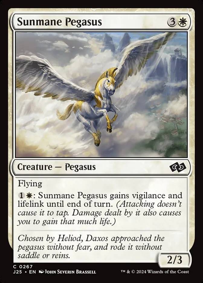 2024 Foundations Jumpstart Sunmane Pegasus common #267 common card image