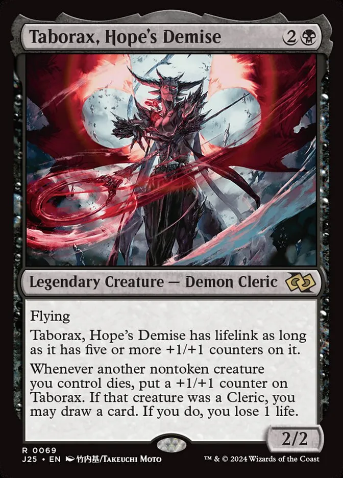 2024 Foundations Jumpstart Taborax, Hope's Demise [Anime] rare #69 rare card image
