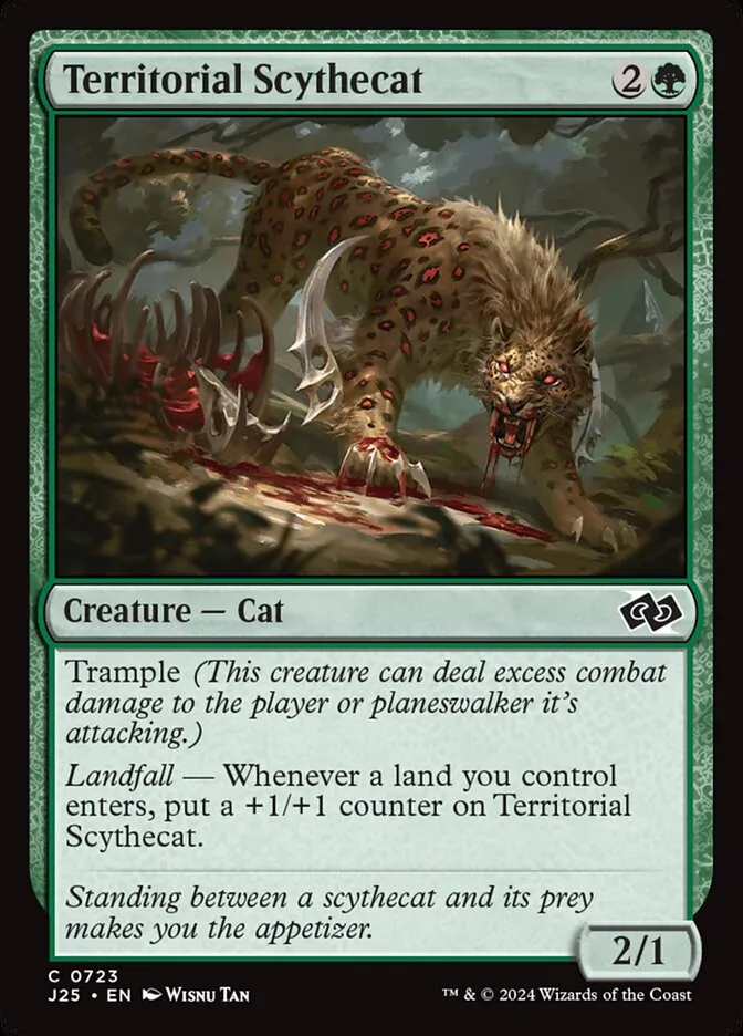 2024 Foundations Jumpstart Territorial Scythecat common #723 common card image